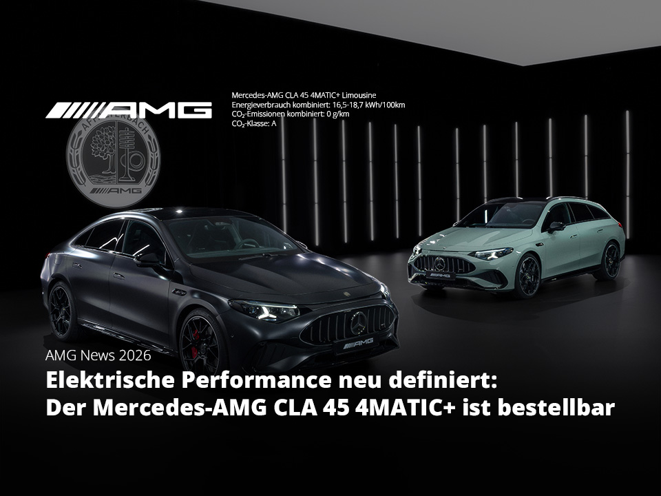 Mercedes-AMG CLA 45 4MATIC+ als Limousine und Shooting Brake.